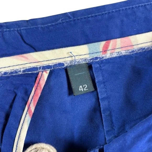 Polo Ralph Lauren Mens Blue Chino Shorts Sz 42 Cotton Summer Vacation Old Money - Picture 5 of 10